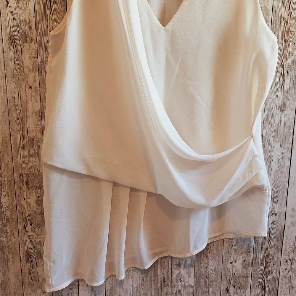 H&M women's top blouse cream - Picture 4 of 7